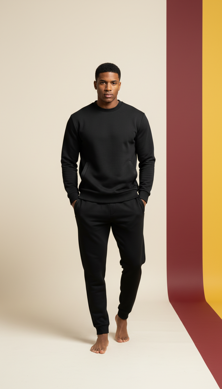 Matte Black Signature Tracksuit